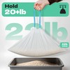 120 Count Cat Litter Box Liners for Drawstring Closure, Heavy