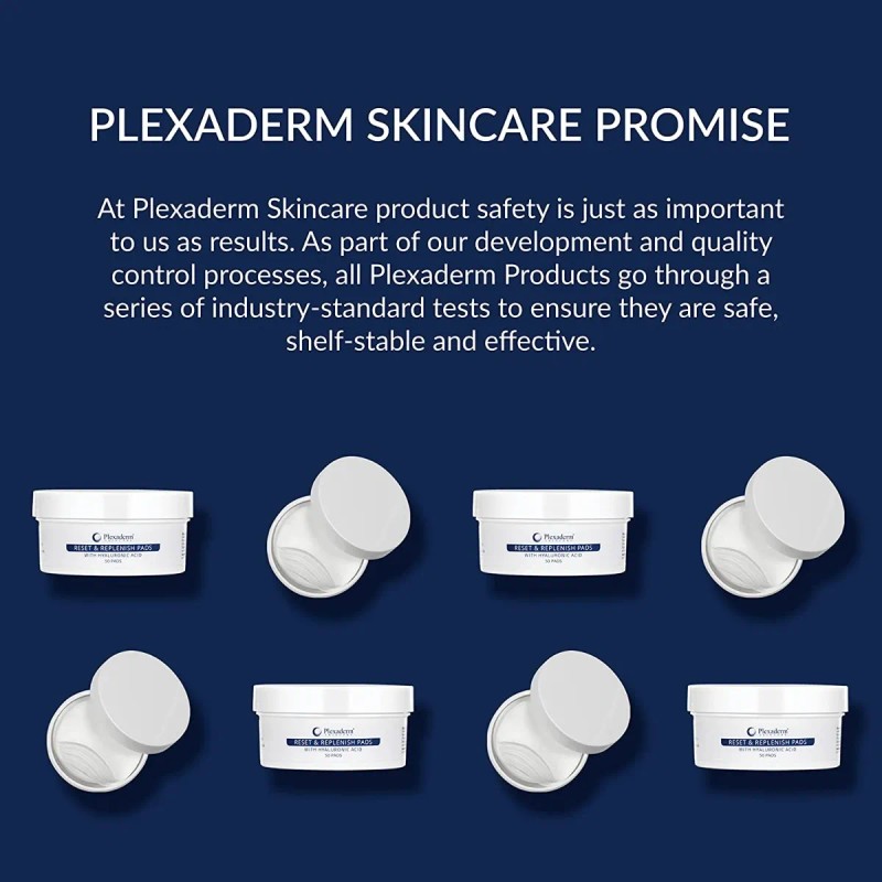 Plexaderm Almohadillas Limpíadoras Con Ácido Hialurónico