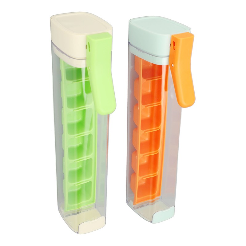2PCS Ice Cube Trays 6 Grids Easy Release Reusable Ice