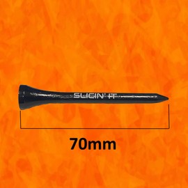 Jgolf 70mm BAMBOO Golf Tee | Funny ""Slicin' It"" Golf Tees | 50 Pack |