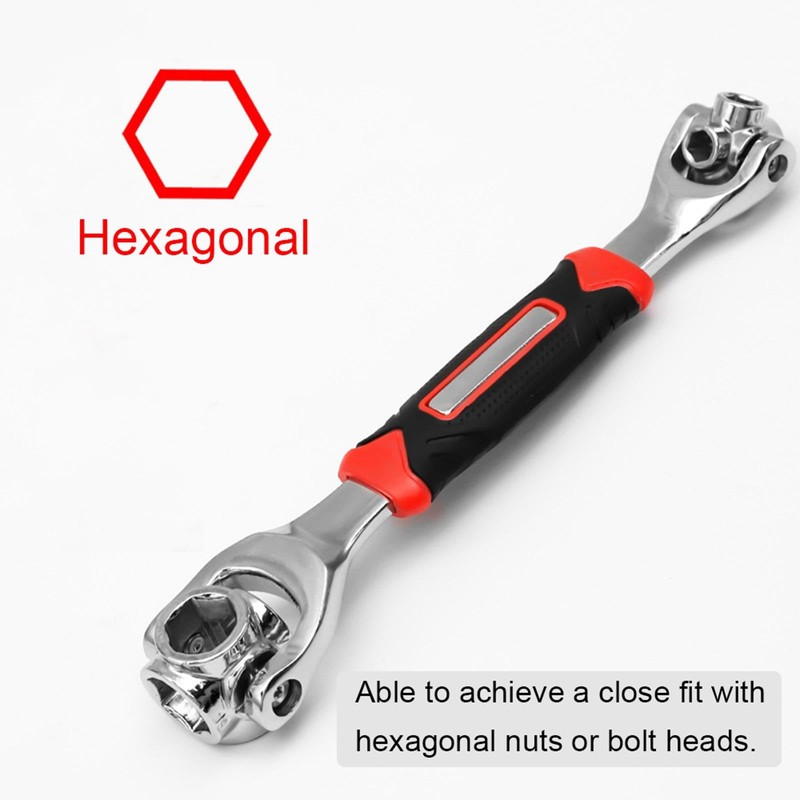 Begot 8 in 1 Socket Wrench, Multi-Function Hexagonal Wrench, Hardware