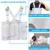 Rib Injury Chest Binder Brace for Cracked Ribs - Elastic