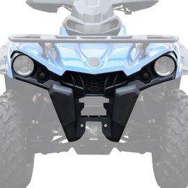 SAUTVS Front Fascia for Can-Am Outlander 450 570, Black Combination Front Facia Kit Front Brush Guard Bumper for Can-Am Outlander 450 500 570 L MAX 2015-2024 Accessories, Replace #705009334