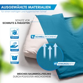 NORDMUT® Sleeping Bag [Made of Microfibre] with Full Zip | Travel Sleeping Bag Summer Sleeping Bag [220 x 90 cm] Small Pack Size & Extra Soft