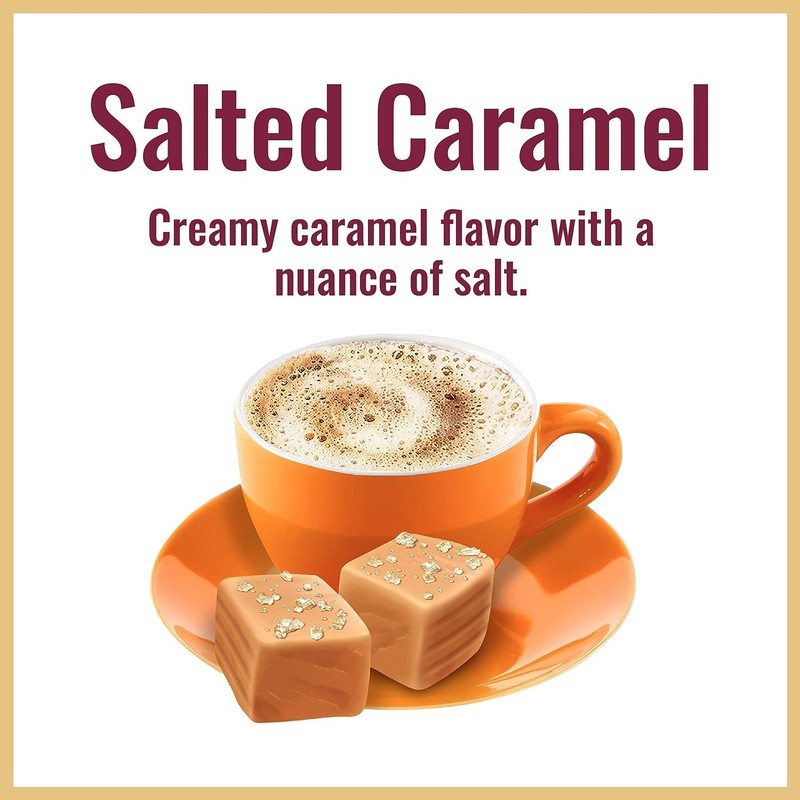 Hills Bros Salted Caramel Cappuccino, 14 Oz (Pack of 3)