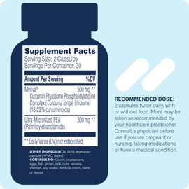 Enzyme Science Pea + Turmeric Curcumin Supplement for Physiological Support Helps Support Nervous, Immune, & Muscular Systems - 60 Capsules