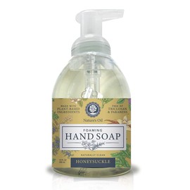 Nature's Oil Foaming Hand Soap, Honeysuckle, 10 Fluid Ounces (Single Unit)