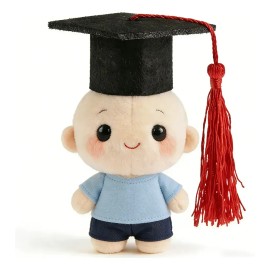 10pcs Mini Sombrero Graduación Para Recuerdos De Graduacion Color Rojo