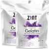 Zint Beef Gelatin Powder (16 oz, Pack of 2): Unflavored,