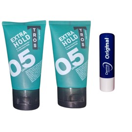 Extra Hold Pro Vitamin b5 paraben free Hold 05,Hair Gel Twin Pack 45g,Travel Size With Free Orignial Lip Balm