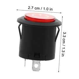 Kisangel Electric Button Start Switch Easy Install Electronic Switch for Ride Cars Motorcycles Playful Design Craftsmanship Effortless Replacement