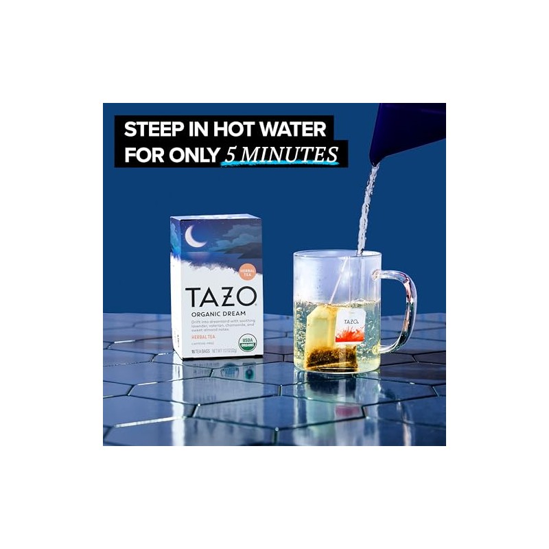 TAZO Organic Dream Herbal Tea - Relaxing Chamomile & Lavender