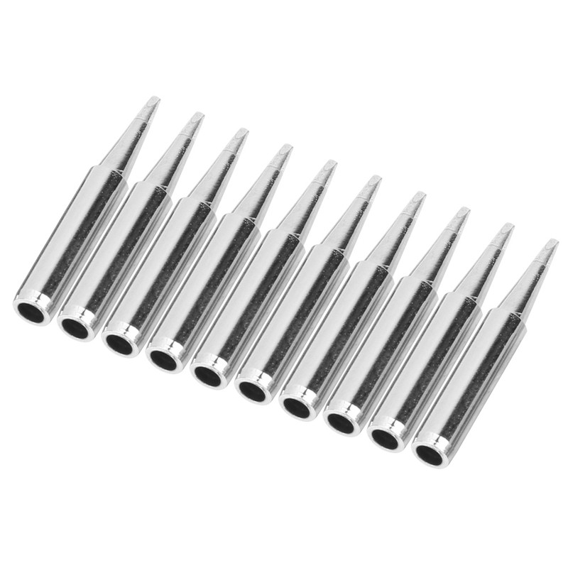 10pcs Lead Free Solder Iron Tip Set Soldering Iron Tip