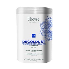 Bheysé Decoldust 400g Blue Keratin Hair Dye Powder Lightens 9 Tones High Lightening Power