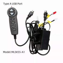 MuLin 5 Pin Heat and Massage Remote with USB MLSK55-A1 for Power Recliners Lift Chairs