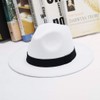 GEMVIE Men's Hat, Folded Hat, Felt Hat, Solid, Wide Brim