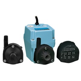 Little Giant 2E-38NT 115 Volt, 300 GPH, 1/40 HP, Manual, In-line/Submersible Small Oil-filled Aluminum Pump with 10-Ft. Cord, Blue, 502286