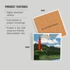 Lantern Press Jupiter, Florida, Jupiter Inlet Lighthouse (Absorbent Ceramic Coaster,