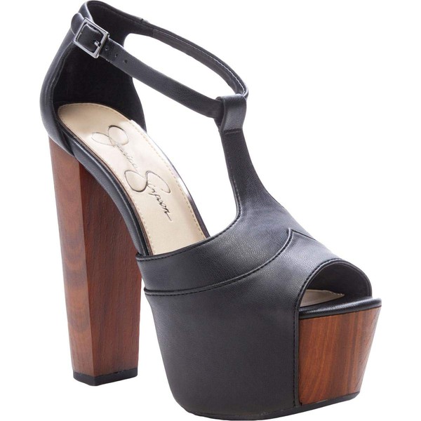 Jessica Simpson womens Dany Platform, Black, 9 US