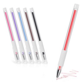 Miaija 6 Pieces 6 Colors Skin Marker Eyebrow Tattoo Marking Pens Eyebrow Position Pen Microblading Outline Water Proof Marker Multifunctional Beauty Tools for Eyebrow Lip Tattoo