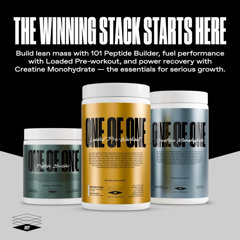 ONE OF ONE Loaded Pre-Workout – High-Stim Energy, Focus &