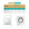 AIROPE - AC - 100 mm exhaust fan, bathroom fan