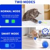 DWYYWSM Interactive Cat Ball Toy, Smart Cat Toys Ball for