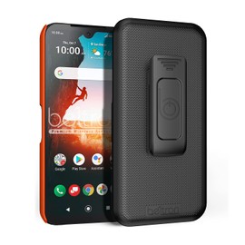 BELTRON Case with Clip Combo for Kyocera DuraSport 5G UW C6930 (Verizon) Features: Secure Fit & Built-in Kickstand (Safety Orange)