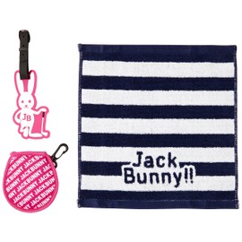 Jack Bunny 262-3284637 Gift Set (Towel, Nameplate, Ball Pouch) / Golf, 090_pink