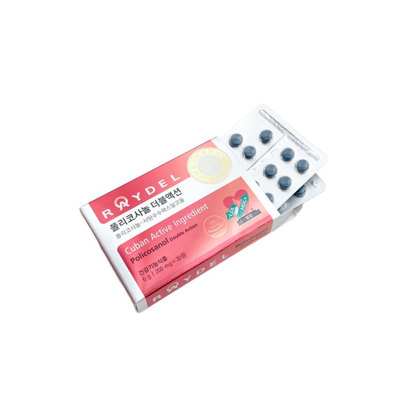Reidel Reydel Policosanol 5 Cholesterol Sugarcane 30 tablets 3 boxes