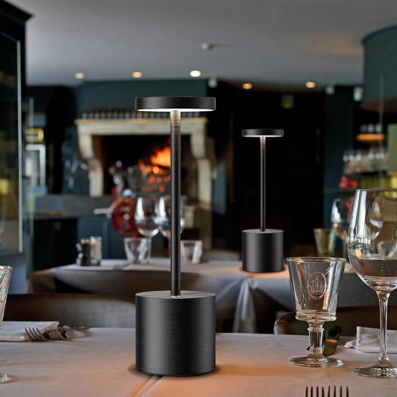 Soohua Lámpara De Buró Escritorio Mesa Led Luz Noche Regulable