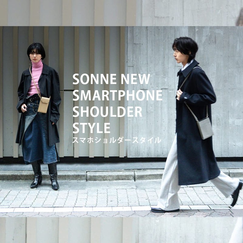 Sonne Smartphone Shoulder Mini Shoulder Claudio SOX024 CLAUDIO Genderless Smartphone