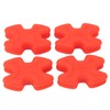 4pcs Bow Limb Dampener Wear Resistant Rubber Reducing Noise Vibration