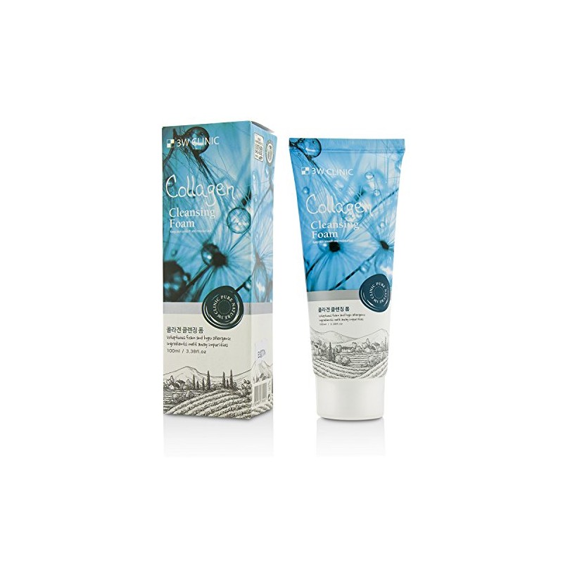 3W Clinic Cleansing Foam - Collagen 100ml/3.38oz