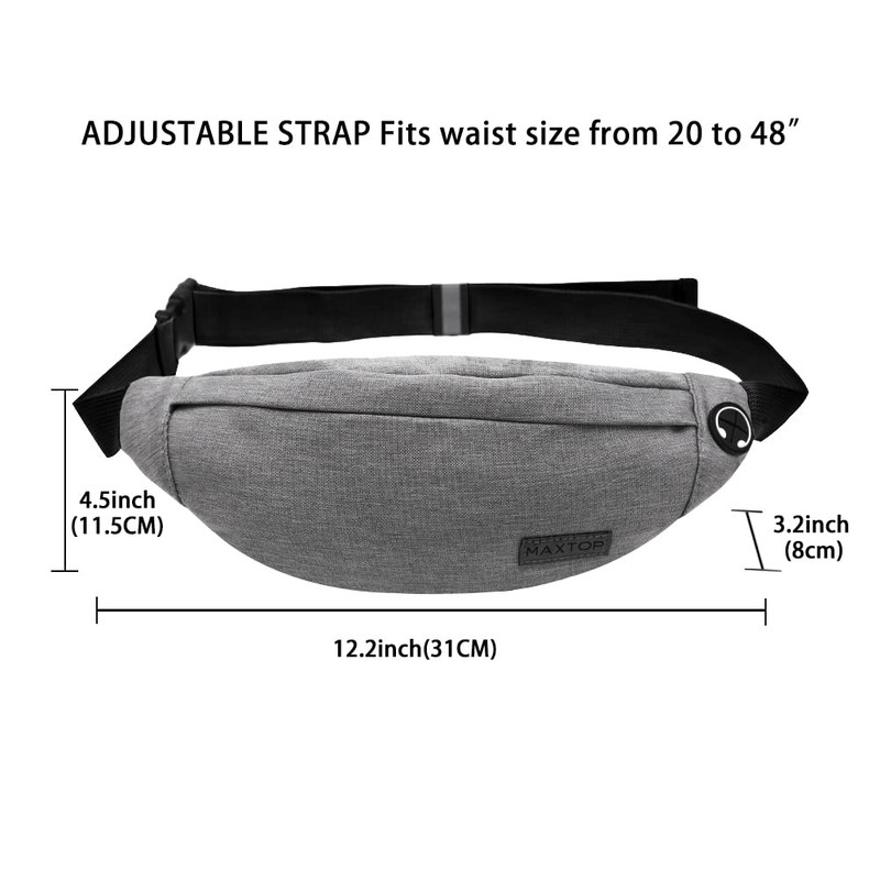 MAXTOP Small Crossbody Fanny Pack for Women Men Waist Pack