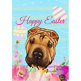 Shar Pei - Best of Breed - HHS Easter Garden Flag