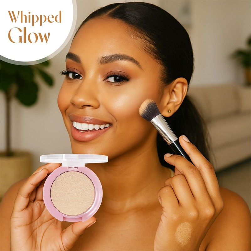 Profusion Cosmetics Whipped Glow Mousse Highlighter – Lightweight Cream Highlighter