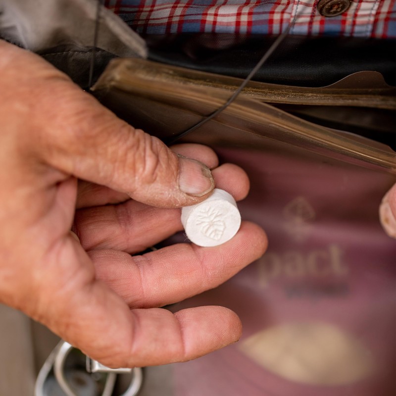 PACT Bathroom Wipes (100-Pack) | Compressed Toilet Wipes for Camping,