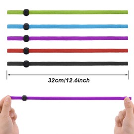 FYHJNC 5 PCS Adjustable Eyeglass Strap, Sunglasses Strap, Sports Glasses Band, Eye Glasses String Strap Around the Neck for Kids and Adult