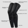 1 Pair Rodillera Deportiva Compresión Pierna Larga Correr