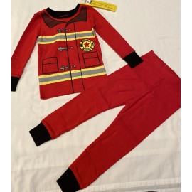 Old Navy Kids 2-piece Firefighter Pajamas Size 2T NWT