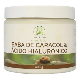 Crema baba de caracol + ácido hialurónico 400 g | hidrata y atenúa cicatrices día/noche