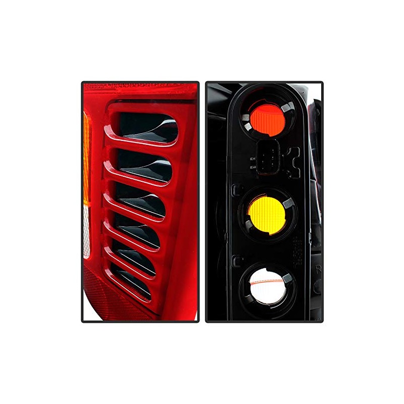Jdragon Tail Light Compatible for Jeep 99-04 Grand Cherokee Replacement
