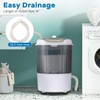 COSTWAY Mini Portable Washing Machine, 5.5 lbs Washing Capacity, Compact