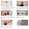 151PCS Tile Leveling System Kit 100 Pcs Reusable Tiles Leveler