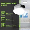 Homewerks 7141-50 Bathroom Fan Integrated LED Light Ceiling Mount Exhaust