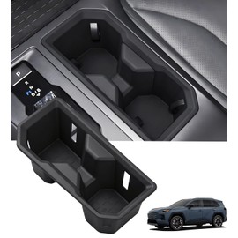 Insertos de Portavasos para Toyota RAV4 2026, Accesorios Interiores Coberturas de Portavasos de Consola Central Protector para RAV 4 2026, Negro