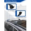 SNIXWOO Lockable Roof Racks for Mazda CX50 Including Hybrid, Hidden
