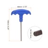 HARFINGTON H2.5 T-Handle Hex Key Wrench 2.5mm S2 Steel T-Key