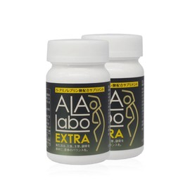 5-ALA Product Specialty Store Safe 5-ALA Formula Supplement, ALALabo Extra (60 Tablets), 5-ALA High Formula 50 mg Contains, Titanium Dioxide Free, Set of 2 (Approx. 4 Months Supply)